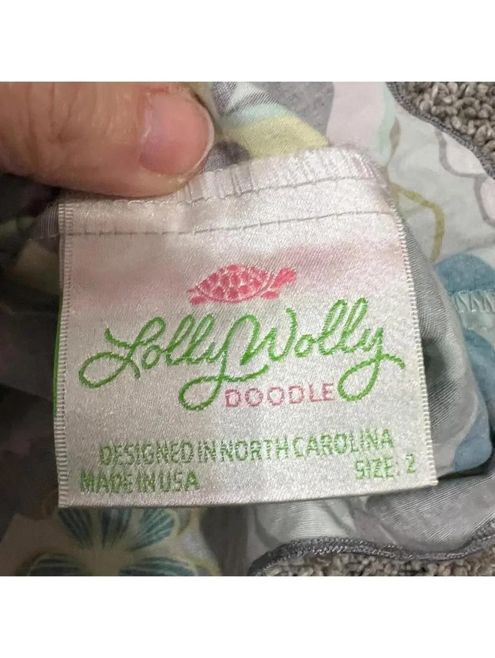 Lolly Wolly Doodle Boutique Toddler Girl's Flower Dress size 2